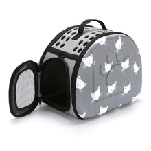 Load image into Gallery viewer, Cat Pattern Dog Carrier Bag Portable Pet Handbag Foldable Travel Bags Breathable Mesh Transport Box Puppy Outdoor Carrying Case Kitten Bags Pets Supplies
