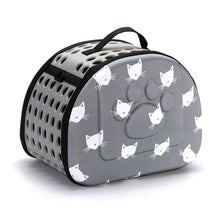 Load image into Gallery viewer, Cat Pattern Dog Carrier Bag Portable Pet Handbag Foldable Travel Bags Breathable Mesh Transport Box Puppy Outdoor Carrying Case Kitten Bags Pets Supplies
