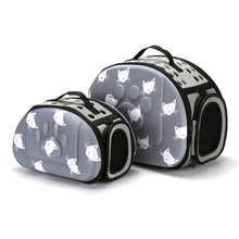 Load image into Gallery viewer, Cat Pattern Dog Carrier Bag Portable Pet Handbag Foldable Travel Bags Breathable Mesh Transport Box Puppy Outdoor Carrying Case Kitten Bags Pets Supplies
