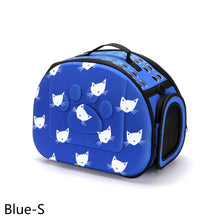 Load image into Gallery viewer, Cat Pattern Dog Carrier Bag Portable Pet Handbag Foldable Travel Bags Breathable Mesh Transport Box Puppy Outdoor Carrying Case Kitten Bags Pets Supplies
