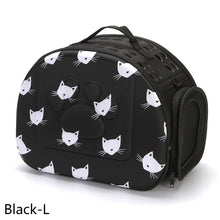 Load image into Gallery viewer, Cat Pattern Dog Carrier Bag Portable Pet Handbag Foldable Travel Bags Breathable Mesh Transport Box Puppy Outdoor Carrying Case Kitten Bags Pets Supplies
