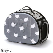 Load image into Gallery viewer, Cat Pattern Dog Carrier Bag Portable Pet Handbag Foldable Travel Bags Breathable Mesh Transport Box Puppy Outdoor Carrying Case Kitten Bags Pets Supplies
