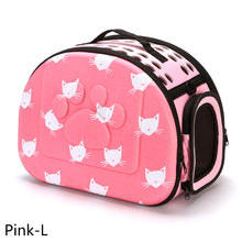 Load image into Gallery viewer, Cat Pattern Dog Carrier Bag Portable Pet Handbag Foldable Travel Bags Breathable Mesh Transport Box Puppy Outdoor Carrying Case Kitten Bags Pets Supplies
