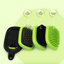 Load image into Gallery viewer, 3 in 1 Dog Grooming Kit Pet Hair Remover Self Cleaning Pet Brush Deshedding Bathing Comb Detachable Pet Slicker Bristle Pin Hair Brush For Cat Massage
