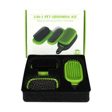 Load image into Gallery viewer, 3 in 1 Dog Grooming Kit Pet Hair Remover Self Cleaning Pet Brush Deshedding Bathing Comb Detachable Pet Slicker Bristle Pin Hair Brush For Cat Massage
