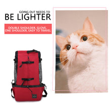 Load image into Gallery viewer, Outdoor Pet Carrier Dog Bag Portable Pet Handbag Breathable Dogs Backpack Reflective Pets Travel Bags Carrying for Animals Small Medium Dogs Corgi Bulldog Pets Supplies

