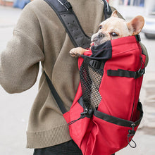 Load image into Gallery viewer, Outdoor Pet Carrier Dog Bag Portable Pet Handbag Breathable Dogs Backpack Reflective Pets Travel Bags Carrying for Animals Small Medium Dogs Corgi Bulldog Pets Supplies
