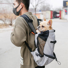 Load image into Gallery viewer, Outdoor Pet Carrier Dog Bag Portable Pet Handbag Breathable Dogs Backpack Reflective Pets Travel Bags Carrying for Animals Small Medium Dogs Corgi Bulldog Pets Supplies
