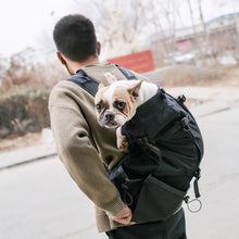 Load image into Gallery viewer, Outdoor Pet Carrier Dog Bag Portable Pet Handbag Breathable Dogs Backpack Reflective Pets Travel Bags Carrying for Animals Small Medium Dogs Corgi Bulldog Pets Supplies
