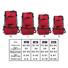Load image into Gallery viewer, Outdoor Pet Carrier Dog Bag Portable Pet Handbag Breathable Dogs Backpack Reflective Pets Travel Bags Carrying for Animals Small Medium Dogs Corgi Bulldog Pets Supplies
