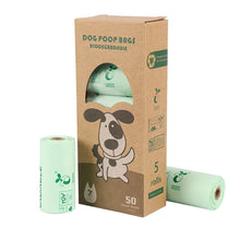 Load image into Gallery viewer, Degradable Corn Starch PLA Biodegradable Pet Garbage Bag Compostable Outdoor Clean Box Waste Bag Vest Style Cat Dog Poop Trash Bags Outdoor Pets Pick up Tools Pet Accessories
