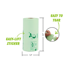 Load image into Gallery viewer, Degradable Corn Starch PLA Biodegradable Pet Garbage Bag Compostable Outdoor Clean Box Waste Bag Vest Style Cat Dog Poop Trash Bags Outdoor Pets Pick up Tools Pet Accessories
