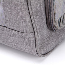 Load image into Gallery viewer, Breathable Dog Carrier Bag Portable Pet Puppy Travel Mesh Bag Backpack Airline Approved Pet Transport Carrier Outdoor Shoulder Bag for Small Cats Chihuahua Yorkie
