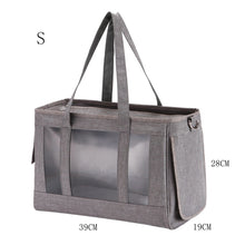 Load image into Gallery viewer, Breathable Dog Carrier Bag Portable Pet Puppy Travel Mesh Bag Backpack Airline Approved Pet Transport Carrier Outdoor Shoulder Bag for Small Cats Chihuahua Yorkie
