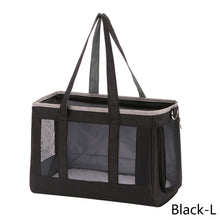 Load image into Gallery viewer, Breathable Dog Carrier Bag Portable Pet Puppy Travel Mesh Bag Backpack Airline Approved Pet Transport Carrier Outdoor Shoulder Bag for Small Cats Chihuahua Yorkie
