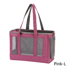 Load image into Gallery viewer, Breathable Dog Carrier Bag Portable Pet Puppy Travel Mesh Bag Backpack Airline Approved Pet Transport Carrier Outdoor Shoulder Bag for Small Cats Chihuahua Yorkie
