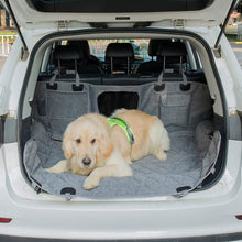 Load image into Gallery viewer, Detachable Oxford Cloth Dog Car Seat Cover Trunk Mat Cover Anti-dirty Waterproof Car Backseat Cat Dog Car Sleeping Mat Hammock Protector with Safety Belt Pet Travel Supplies

