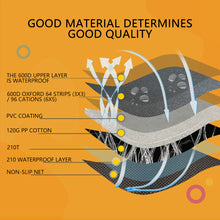 Load image into Gallery viewer, Detachable Oxford Cloth Dog Car Seat Cover Trunk Mat Cover Anti-dirty Waterproof Car Backseat Cat Dog Car Sleeping Mat Hammock Protector with Safety Belt Pet Travel Supplies
