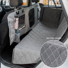Load image into Gallery viewer, Detachable Oxford Cloth Dog Car Seat Cover Trunk Mat Cover Anti-dirty Waterproof Car Backseat Cat Dog Car Sleeping Mat Hammock Protector with Safety Belt Pet Travel Supplies
