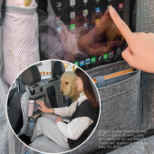 Load image into Gallery viewer, Detachable Oxford Cloth Dog Car Seat Cover Trunk Mat Cover Anti-dirty Waterproof Car Backseat Cat Dog Car Sleeping Mat Hammock Protector with Safety Belt Pet Travel Supplies
