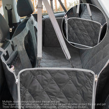 Load image into Gallery viewer, Detachable Oxford Cloth Dog Car Seat Cover Trunk Mat Cover Anti-dirty Waterproof Car Backseat Cat Dog Car Sleeping Mat Hammock Protector with Safety Belt Pet Travel Supplies
