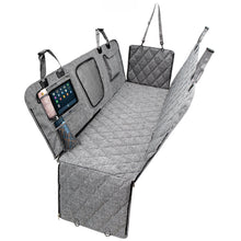 Load image into Gallery viewer, Detachable Oxford Cloth Dog Car Seat Cover Trunk Mat Cover Anti-dirty Waterproof Car Backseat Cat Dog Car Sleeping Mat Hammock Protector with Safety Belt Pet Travel Supplies
