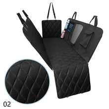 Load image into Gallery viewer, Detachable Oxford Cloth Dog Car Seat Cover Trunk Mat Cover Anti-dirty Waterproof Car Backseat Cat Dog Car Sleeping Mat Hammock Protector with Safety Belt Pet Travel Supplies
