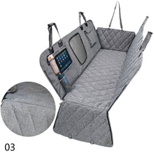 Load image into Gallery viewer, Detachable Oxford Cloth Dog Car Seat Cover Trunk Mat Cover Anti-dirty Waterproof Car Backseat Cat Dog Car Sleeping Mat Hammock Protector with Safety Belt Pet Travel Supplies
