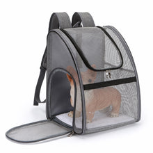 Load image into Gallery viewer, Portable Pet Cat Carrier Large Capacity Backpack Breathable Mesh Heat Dissipation Bag Folding Pet Chest Dog Carrying Bags Big Space Outdoor Travel Pet Supplies

