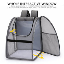 Load image into Gallery viewer, Portable Pet Cat Carrier Large Capacity Backpack Breathable Mesh Heat Dissipation Bag Folding Pet Chest Dog Carrying Bags Big Space Outdoor Travel Pet Supplies
