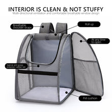 Load image into Gallery viewer, Portable Pet Cat Carrier Large Capacity Backpack Breathable Mesh Heat Dissipation Bag Folding Pet Chest Dog Carrying Bags Big Space Outdoor Travel Pet Supplies
