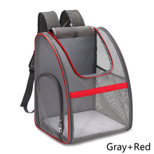 Load image into Gallery viewer, Portable Pet Cat Carrier Large Capacity Backpack Breathable Mesh Heat Dissipation Bag Folding Pet Chest Dog Carrying Bags Big Space Outdoor Travel Pet Supplies
