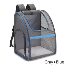 Load image into Gallery viewer, Portable Pet Cat Carrier Large Capacity Backpack Breathable Mesh Heat Dissipation Bag Folding Pet Chest Dog Carrying Bags Big Space Outdoor Travel Pet Supplies

