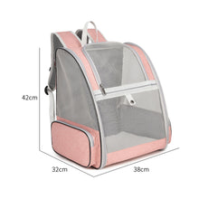 Load image into Gallery viewer, Portable Pet Cat Carrier Large Capacity Backpack Breathable Mesh Heat Dissipation Bag Folding Pet Chest Dog Carrying Bags Big Space Outdoor Travel Pet Supplies
