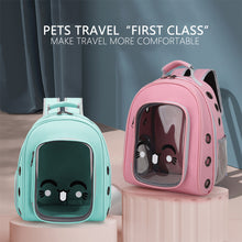 Load image into Gallery viewer, Pet Carrier Bags Portable Space Capsule Backpack Transparent Large Capacity Cat Carrier Breathable Carrying Travel Bag Kitten Shoulder Bag Outdoor Backpacks for Puppy Dog
