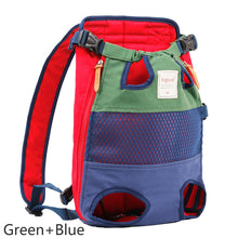 Load image into Gallery viewer, Pet Backpack Carrier Mesh Breathable Bag Cat Backpack Outdoor Travel Puppy Carring Bags Anilmal Transport Carriers for Small and Medium Dogs Bulldog Pets Supplies
