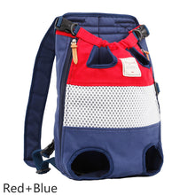 Load image into Gallery viewer, Pet Backpack Carrier Mesh Breathable Bag Cat Backpack Outdoor Travel Puppy Carring Bags Anilmal Transport Carriers for Small and Medium Dogs Bulldog Pets Supplies
