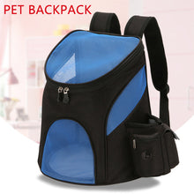 Load image into Gallery viewer, Portable Mesh Breathable Pet Backpack Cat Carrier Large Capacity Breathable Heat Dissipation Bag Folding Pet Chest Dog Carrying Bags Big Space Outdoor Travel Pet Supplies
