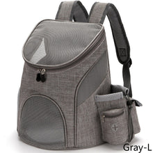 Load image into Gallery viewer, Portable Mesh Breathable Pet Backpack Cat Carrier Large Capacity Breathable Heat Dissipation Bag Folding Pet Chest Dog Carrying Bags Big Space Outdoor Travel Pet Supplies
