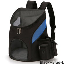 Load image into Gallery viewer, Portable Mesh Breathable Pet Backpack Cat Carrier Large Capacity Breathable Heat Dissipation Bag Folding Pet Chest Dog Carrying Bags Big Space Outdoor Travel Pet Supplies
