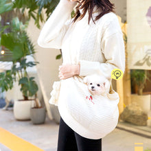 Load image into Gallery viewer, Pet Outdoor Travel Handbag Puppy One-shoulder Bag Cat Backpack Single Shoulder Strap Bag Kitten Comfortable Tote Pets breathable Bag Handmade Pet Supplies
