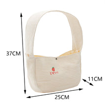 Load image into Gallery viewer, Pet Outdoor Travel Handbag Puppy One-shoulder Bag Cat Backpack Single Shoulder Strap Bag Kitten Comfortable Tote Pets breathable Bag Handmade Pet Supplies
