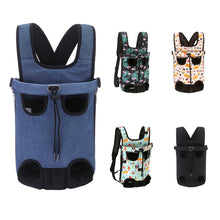 Load image into Gallery viewer, Pet Backpack Carrier Mesh Breathable Bag Cat Backpack Outdoor Travel Puppy Carring Bags Anilmal Transport Carriers for Small and Medium Dogs Bulldog Pets Supplies
