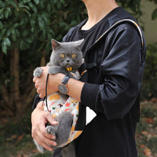 Load image into Gallery viewer, Pet Backpack Carrier Mesh Breathable Bag Cat Backpack Outdoor Travel Puppy Carring Bags Anilmal Transport Carriers for Small and Medium Dogs Bulldog Pets Supplies
