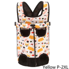 Load image into Gallery viewer, Pet Backpack Carrier Mesh Breathable Bag Cat Backpack Outdoor Travel Puppy Carring Bags Anilmal Transport Carriers for Small and Medium Dogs Bulldog Pets Supplies
