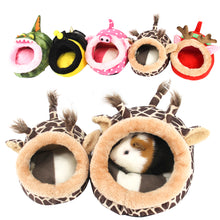 Load image into Gallery viewer, S/L Soft Guinea Pig House Bed Cage for Guinea Pig Ferrets Hamsters Hedgehogs Rabbits Rats Small Animal Bed Small Pet Supplies
