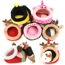 Load image into Gallery viewer, S/L Soft Guinea Pig House Bed Cage for Guinea Pig Ferrets Hamsters Hedgehogs Rabbits Rats Small Animal Bed Small Pet Supplies
