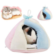 Load image into Gallery viewer, S/L Soft Guinea Pig House Bed Cage for Guinea Pig Ferrets Hamsters Hedgehogs Rabbits Rats Small Animal Bed Small Pet Supplies
