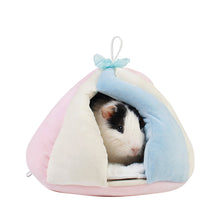 Load image into Gallery viewer, S/L Soft Guinea Pig House Bed Cage for Guinea Pig Ferrets Hamsters Hedgehogs Rabbits Rats Small Animal Bed Small Pet Supplies

