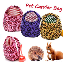 Load image into Gallery viewer, Portable Small Pet Carrier Breathable Visible Mesh Hamster Travel Carrier Bag for Squirrel Rat Hamster Chinchilla Guinea Pig
